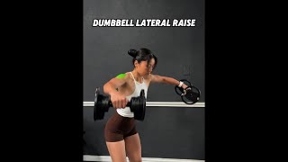 Lateral raise (PT trainer note) video