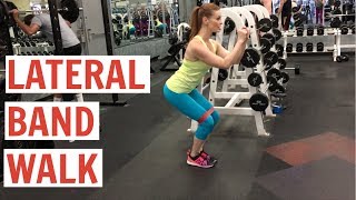 Band lateral walk / clamshell video