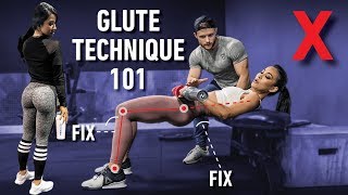Single-leg hip thrust (one leg at a time, floor or bench) video